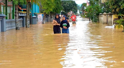 3 Kecamatan di Trenggalek Terendam Banjir gegara Tanggul Jebol