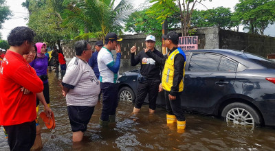 Pondok Candra Kebanjiran, Plt Bupati Sidoarjo Gercep Tinjau Lokasi