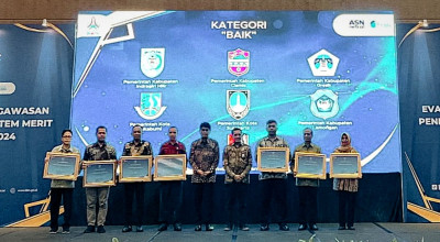 Pemkab Gresik Kembali Raih Predikat Baik 2 Tahun Berturut-turut