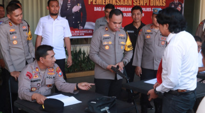 204 Senpi Anggota Polres Jember Diperiksa, Cegah Penyalahgunaan