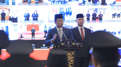 Haris Sukamto Resmi Pimpin Kantor Wilayah Kementerian Hukum Jawa Timur