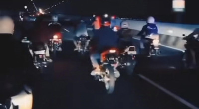 Terjadi Lagi, Konvoi Motor Ugal-ugalan di Jalur Mobil Jembatan Suramadu