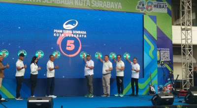 Menapaki Usia ke-48, PDAM Surabaya Luncurkan Meteran Pintar