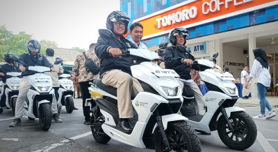 Petrokimia Gresik Tambah 160 Motor Listrik dari ITS Surabaya, Dukung Net Zero Emission