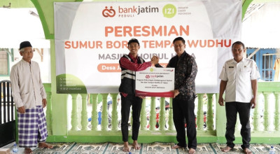 Bank Jatim Sinergi Bareng IZI Bangun Program Peduli Lingkungan di Tuban