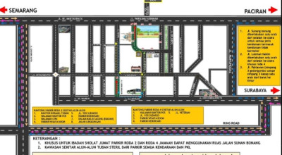 Rekayasa Lalin di Sekitar Alun-Alun Tuban Jelang Pembukaan