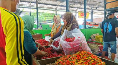 Harga Cabai Rawit Meroket di Pasar Induk Grosir Porong Sidoarjo usai Tahun Baru