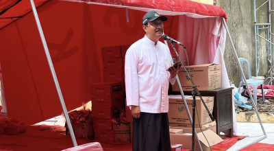 Mensos Gus Ipul Bangun Lumbung Sosial di Lereng Wilis Kediri, Daerah Rawan Bencana