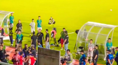 Persibo Bojonegoro Vs Deltras FC Sidoarjo Berakhir Ricuh, 2 Pemain Terluka