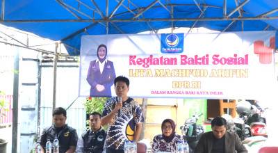 Lagi, Relawan Lita Machfud Arifin Bagikan 200 Paket Sembako Peringati Imlek 2025