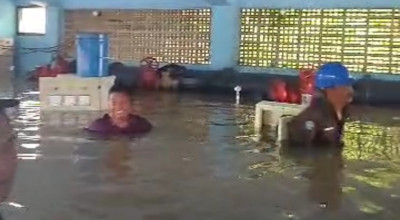 Pasokan Air Pelanggan PUDAM Bangkalan Terhenti, Mesin Terendam Banjir