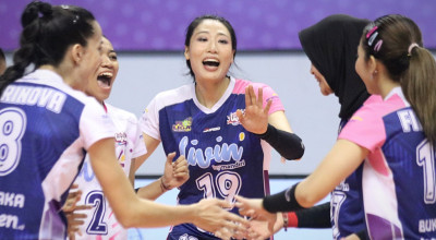 Tampil di Surabaya, Livin Mandiri Menang 3-0 dari Yogya Falcons