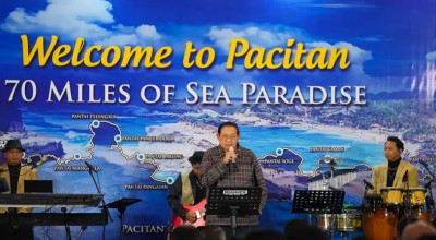 SBY Perkenalkan Tagline Baru untuk Pacitan: 70 Miles of Sea Paradise