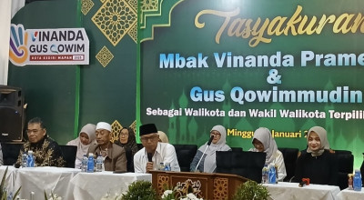Tokoh hingga Pejabat di Kota Kediri Hadiri Tasyakuran Mbak Vinanda-Gus Qowim