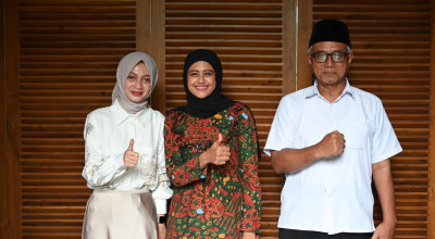 Silaturahmi ke Bunda Fey, Mbak Vinanda-Gus Qowim Minta Doa Restu Pimpin Kota Kediri