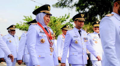 Khofifah-Emil Resmi Lanjutkan Pengabdian