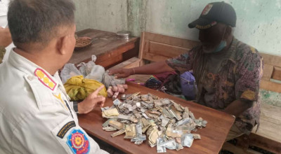 Ada Pengemis Tua di Kota Kediri Bawa Uang Rp40 Juta