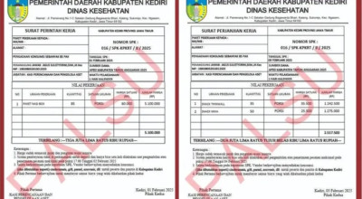 Waspada, Penipuan Catut Nama Dinkes Kabupaten Kediri Sasar Catering