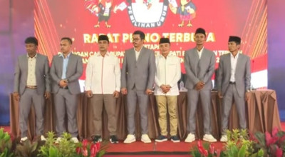 KPU Umumkan Penetapan Pasangan Lukman - Fauzan Pemenang Pilbup Bangkalan