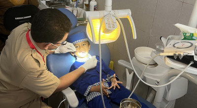 Melihat Simulasi Pemeriksaan Kesehatan Gratis di Puskesmas Ngadiluwih Kediri