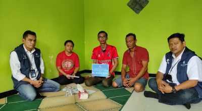 PT Jasaraharja Putera Beri Santunan Korban Tenggelam Pantai Drini Yogyakarta