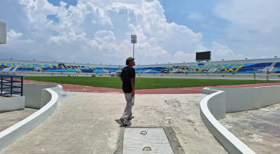 Tinjau Stadion Surajaya, DPRD Lamongan Siapkan Skema Anggaran Pemeliharaan