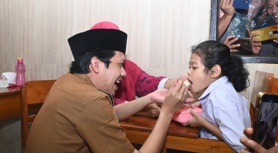 Pemkab Trenggalek Uji Coba Makan Siang Bergizi Gratis di SLB Kemala Bhayangkari