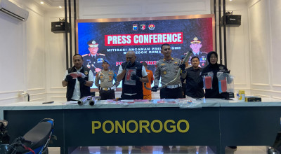 24 Pelaku Balap Liar Diamankan Polres Ponorogo, 19 Pemotor Masih Pelajar