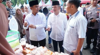 Puluhan Pedagang Ramaikan Bazar di Bangkalan, jadi Spot Berburu Takjil