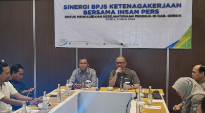 BPJS Ketenagakerjaan Gresik Sosialisasikan Kemudahan Program Jamsostek Mobile