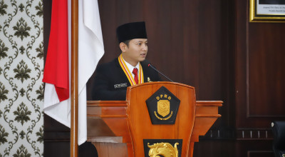 Bupati Trenggalek Sampaikan Pidato Awal Menjabat, Singgung Efisiensi
