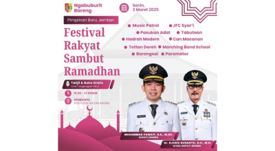 Festival Rakyat, Momen Sambut Ramadan dengan Pemimpin Baru Jember