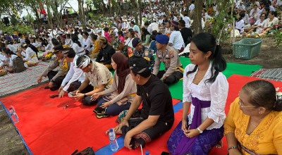 Perayaan Nyepi di Umbulsari Jember Tanpa Ogoh-Ogoh, karena Bareng Takbiran