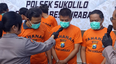 Komplotan Penggelapan Motor di Surabaya Ditangkap, Korban Teman Sendiri