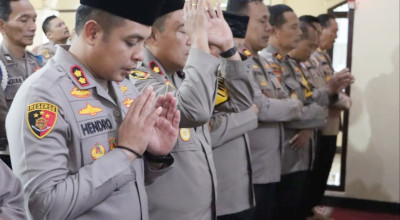 Doa untuk 3 Polisi Way Kanan dari Polres Bangkalan