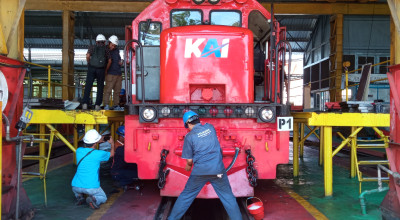 Lokomotif KA di Daop 9 Jember Jalani Perawatan Mesin, Antisipasi Gangguan