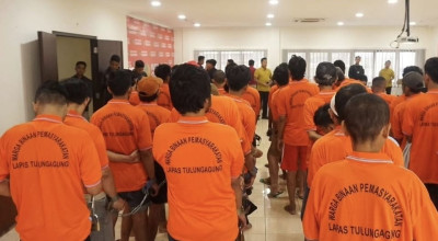 40 Narapidana asal Surabaya Dipindahkan ke Lapas Tulungagung