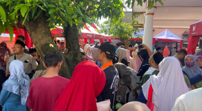 Gerakan Pangan Murah Ponorogo Diserbu Warga, Dijual di Bawah Harga Pasar