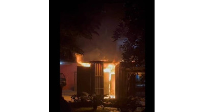 Pom Mini di Tulungagung Ludes Terbakar, Diduga Akibat Korsleting Listrik