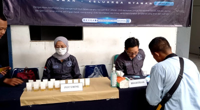 Tes Urine Sopir Bus di Terminal Trenggalek, 1 Orang Positif Benzodiazepine