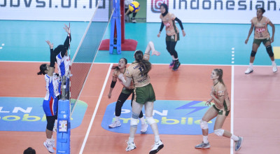 Hasil Proliga 2025 Kediri Hari Ketiga: Pertamina dan Bhayangkara Tumbang