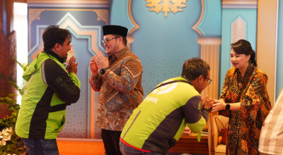 Pelajar hingga Ojol Ikuti Halal Bihalal Bareng Mas Dhito di Pendopo Panjalu Jayati