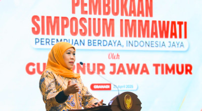 Pesan Gubernur Khofifah dalam Simposium IMMawati