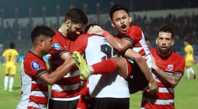 Madura United Cetak Kemenangan Beruntun di Ajang Derby Jatim