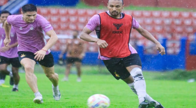 Pemain Persik Kediri Fokus Latihan Fisik Turunkan Berat Badan