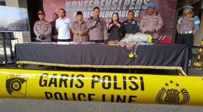 Polisi Tangkap 14 Penerbang Balon Udara Isi Petasan yang Rusak Rumah di Tulungagung