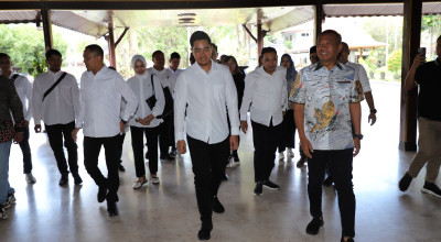 Kaesang Pangarep Bertemu Bupati Tulungagung, Bicarakan Ikan Patin