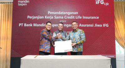 Bank Mandiri Taspen dan IFG Life Jalin Kerja Sama Asuransi Jiwa Kredit