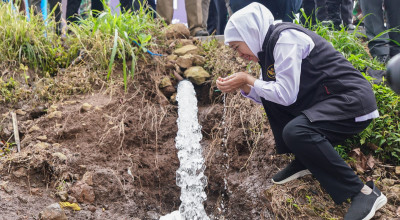 Khofifah Resmikan SPAM Singosari, Warga Malang: Terimakasih Ibu Gubernur