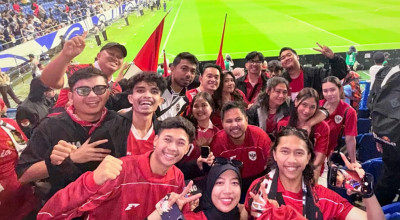 Cerita Seru Football Traveller Dukung Timnas Indonesia di Jepang